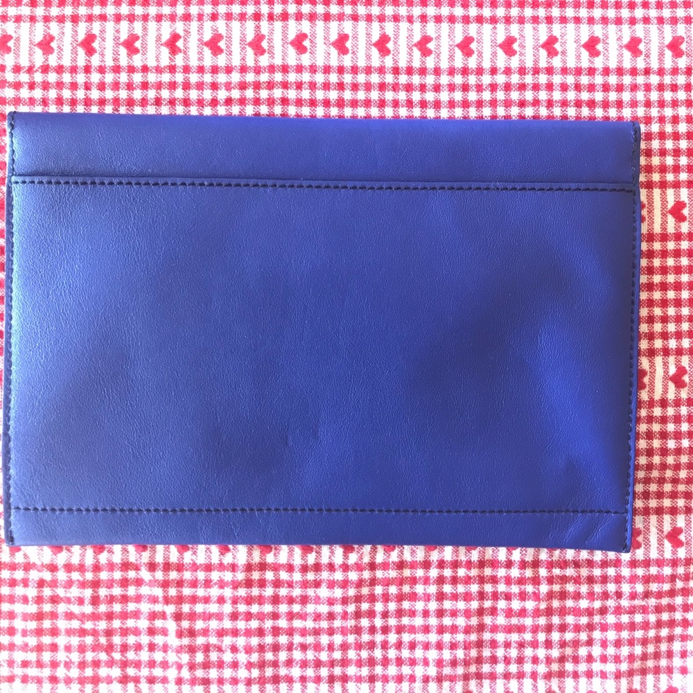 Lancel Paris Envelope Leather Pouch - Picture 3 of 6